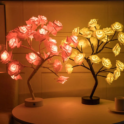 RoseGlow™ LED Table Lamp