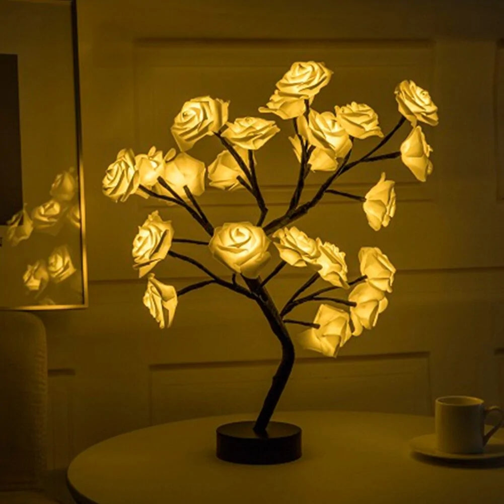 RoseGlow™ LED Table Lamp