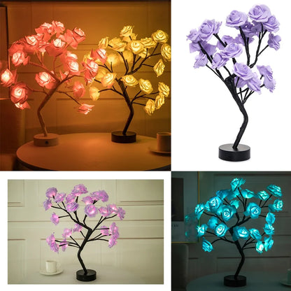 RoseGlow™ LED Table Lamp