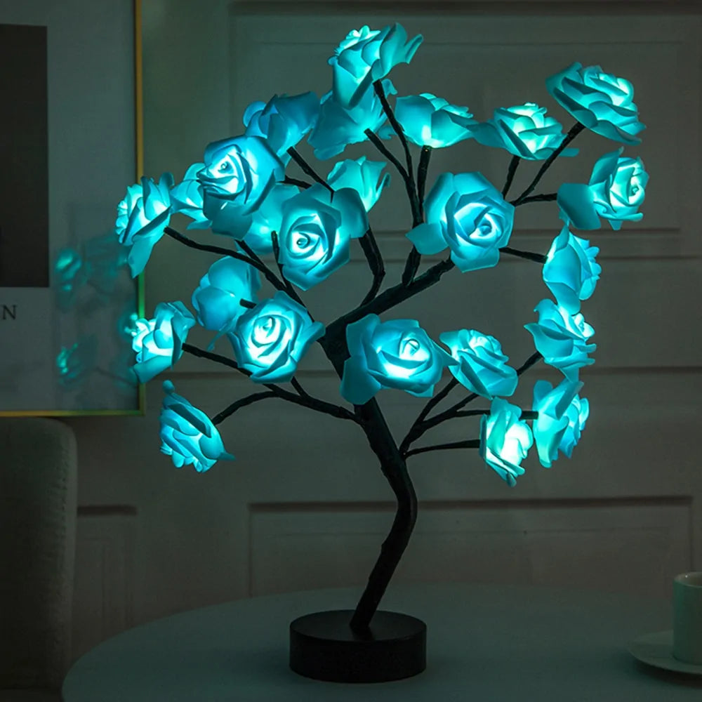 RoseGlow™ LED Table Lamp